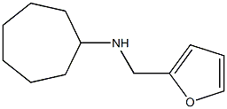 N-(2-furylmethyl)cycloheptanamine Struktur