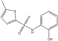 N-(2-hydroxyphenyl)-5-methylthiophene-2-sulfonamide Struktur