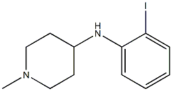 N-(2-iodophenyl)-1-methylpiperidin-4-amine Struktur