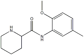 N-(2-methoxy-5-methylphenyl)piperidine-2-carboxamide Struktur