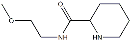 N-(2-methoxyethyl)piperidine-2-carboxamide Struktur