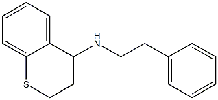 N-(2-phenylethyl)-3,4-dihydro-2H-1-benzothiopyran-4-amine Struktur