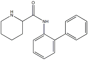 N-(2-phenylphenyl)piperidine-2-carboxamide Struktur