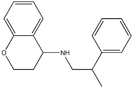 N-(2-phenylpropyl)-3,4-dihydro-2H-1-benzopyran-4-amine Struktur