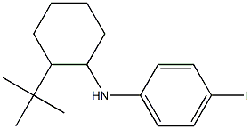 N-(2-tert-butylcyclohexyl)-4-iodoaniline Struktur