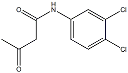 N-(3,4-dichlorophenyl)-3-oxobutanamide Struktur