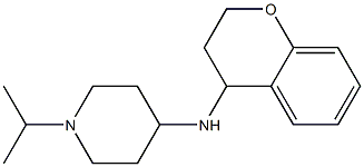 N-(3,4-dihydro-2H-1-benzopyran-4-yl)-1-(propan-2-yl)piperidin-4-amine Struktur