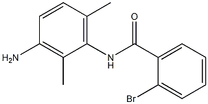 N-(3-amino-2,6-dimethylphenyl)-2-bromobenzamide Struktur