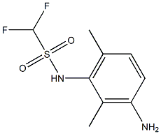 N-(3-amino-2,6-dimethylphenyl)difluoromethanesulfonamide Struktur