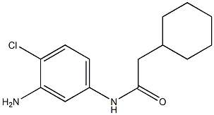 N-(3-amino-4-chlorophenyl)-2-cyclohexylacetamide Struktur