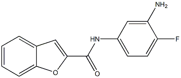 N-(3-amino-4-fluorophenyl)-1-benzofuran-2-carboxamide Struktur