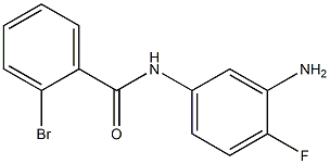 N-(3-amino-4-fluorophenyl)-2-bromobenzamide Struktur