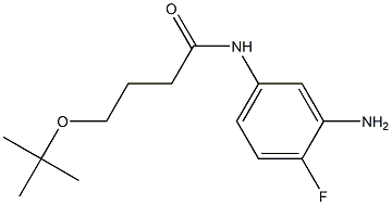 N-(3-amino-4-fluorophenyl)-4-(tert-butoxy)butanamide Struktur