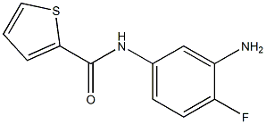 N-(3-amino-4-fluorophenyl)thiophene-2-carboxamide Struktur