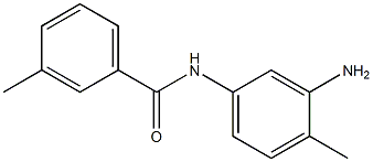 N-(3-amino-4-methylphenyl)-3-methylbenzamide Struktur