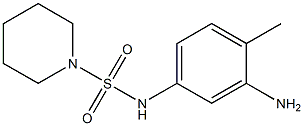 N-(3-amino-4-methylphenyl)piperidine-1-sulfonamide Struktur