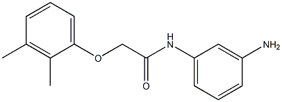 N-(3-aminophenyl)-2-(2,3-dimethylphenoxy)acetamide Struktur