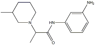 N-(3-aminophenyl)-2-(3-methylpiperidin-1-yl)propanamide Struktur