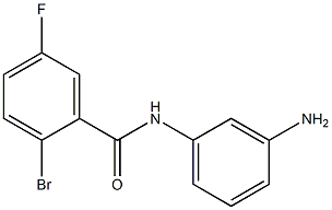 N-(3-aminophenyl)-2-bromo-5-fluorobenzamide Struktur