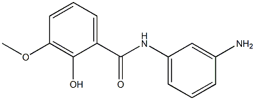 N-(3-aminophenyl)-2-hydroxy-3-methoxybenzamide Struktur