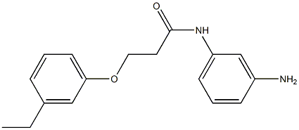 N-(3-aminophenyl)-3-(3-ethylphenoxy)propanamide Struktur