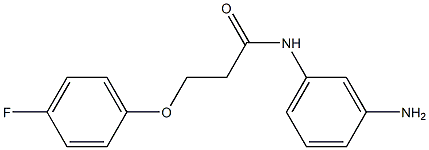 N-(3-aminophenyl)-3-(4-fluorophenoxy)propanamide Struktur