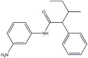 N-(3-aminophenyl)-3-methyl-2-phenylpentanamide Struktur