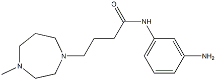 N-(3-aminophenyl)-4-(4-methyl-1,4-diazepan-1-yl)butanamide Struktur