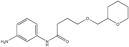 N-(3-aminophenyl)-4-(oxan-2-ylmethoxy)butanamide Struktur