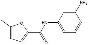 N-(3-aminophenyl)-5-methylfuran-2-carboxamide Struktur