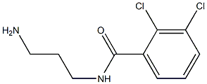 N-(3-aminopropyl)-2,3-dichlorobenzamide Struktur