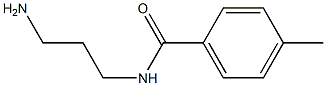 N-(3-aminopropyl)-4-methylbenzamide Struktur