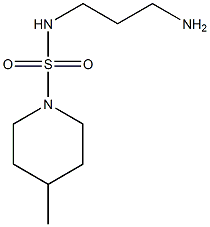 N-(3-aminopropyl)-4-methylpiperidine-1-sulfonamide Struktur