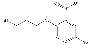 N-(3-aminopropyl)-N-(4-bromo-2-nitrophenyl)amine Struktur