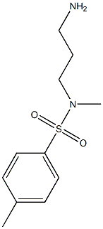 N-(3-aminopropyl)-N,4-dimethylbenzene-1-sulfonamide Struktur