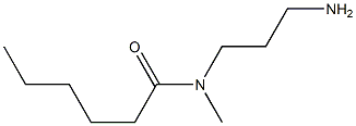 N-(3-aminopropyl)-N-methylhexanamide Struktur