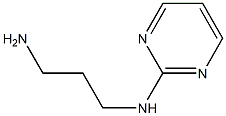 N-(3-aminopropyl)-N-pyrimidin-2-ylamine Struktur