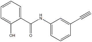 N-(3-ethynylphenyl)-2-hydroxybenzamide Struktur