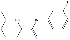 N-(3-fluorophenyl)-6-methylpiperidine-2-carboxamide Struktur