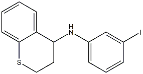 N-(3-iodophenyl)-3,4-dihydro-2H-1-benzothiopyran-4-amine Struktur