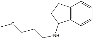 N-(3-methoxypropyl)-2,3-dihydro-1H-inden-1-amine Struktur