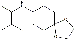 N-(3-methylbutan-2-yl)-1,4-dioxaspiro[4.5]decan-8-amine Struktur