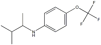 N-(3-methylbutan-2-yl)-4-(trifluoromethoxy)aniline Struktur