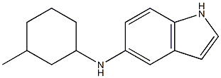 N-(3-methylcyclohexyl)-1H-indol-5-amine Struktur