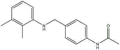 N-(4-{[(2,3-dimethylphenyl)amino]methyl}phenyl)acetamide Struktur