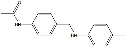 N-(4-{[(4-methylphenyl)amino]methyl}phenyl)acetamide Struktur