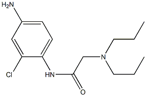 N-(4-amino-2-chlorophenyl)-2-(dipropylamino)acetamide Struktur