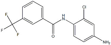 N-(4-amino-2-chlorophenyl)-3-(trifluoromethyl)benzamide Struktur