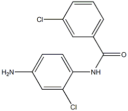 N-(4-amino-2-chlorophenyl)-3-chlorobenzamide Struktur