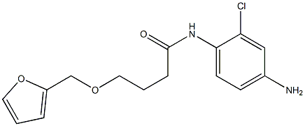 N-(4-amino-2-chlorophenyl)-4-(furan-2-ylmethoxy)butanamide Struktur